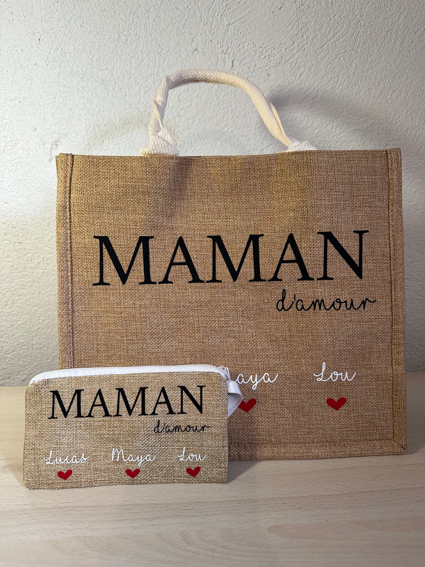 Sac et pochette "family"