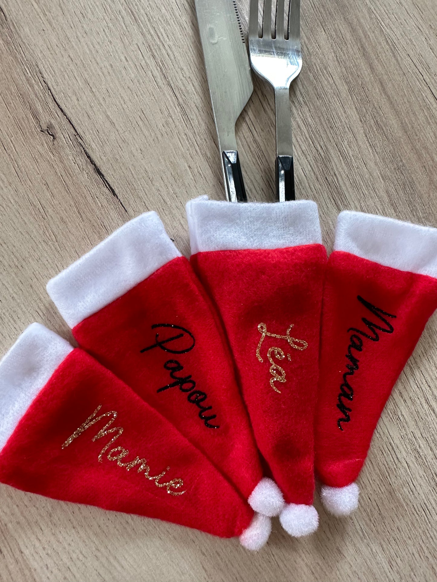 Porte couverts/marque place de Noël